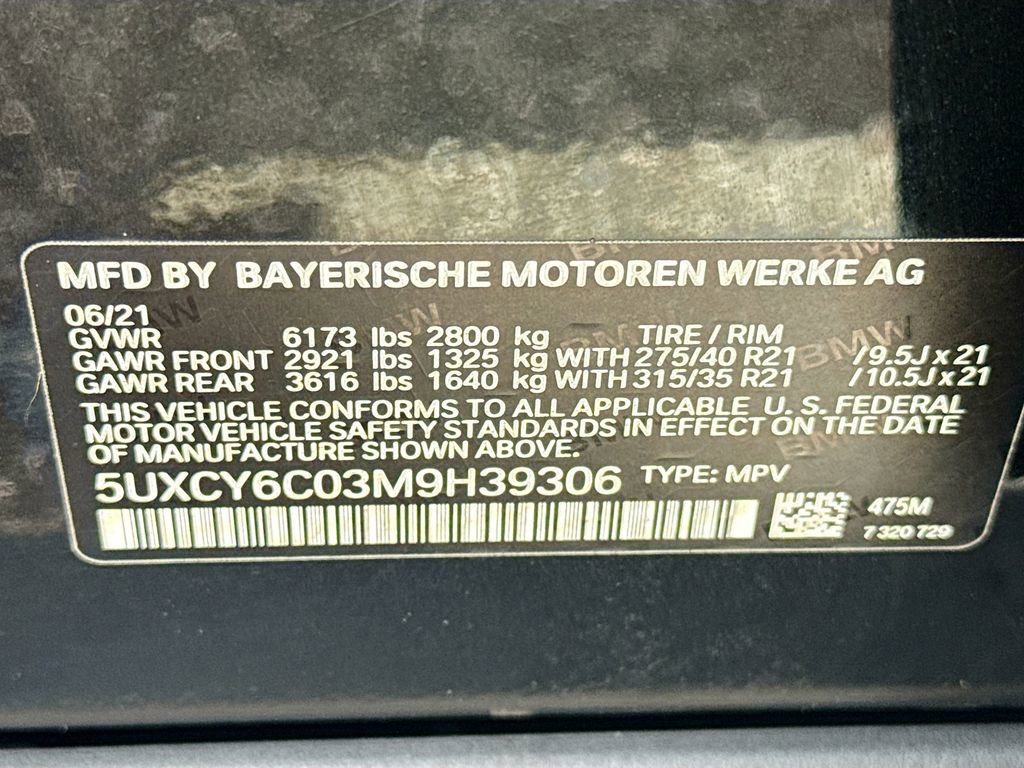 Used 2021 BMW X6 xDrive40i w/ Premium Package 2 image 35