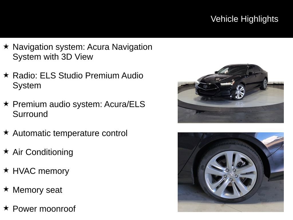 Used 2021 Acura TLX w/ Technology Package FWD image 6