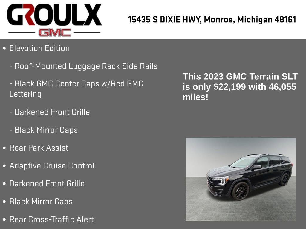 Used 2023 GMC Terrain SLT w/ Elevation Edition image 15
