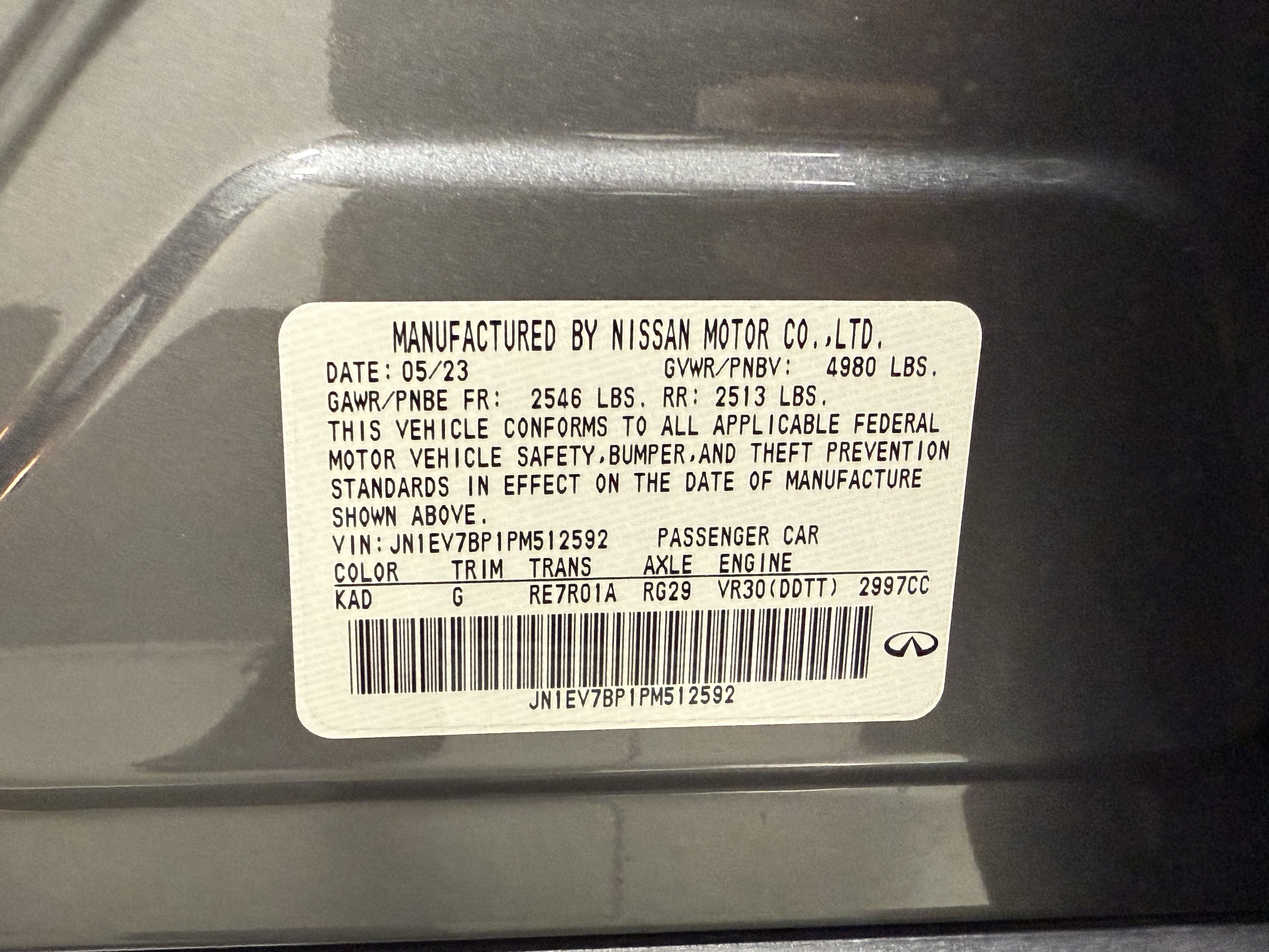 Used 2023 INFINITI Q50 Luxe w/ Cargo Package RWD image 26