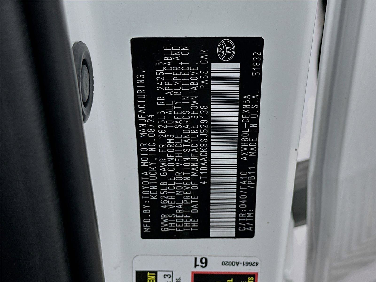 Certified 2025 Toyota Camry LE FWD image 22