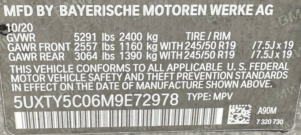 Used 2021 BMW X3 xDrive30i w/ Premium Package AWD/4WD image 39
