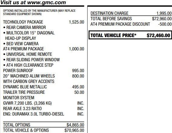 Used 2024 GMC Sierra 1500 AT4 w/ Technology Package image 3