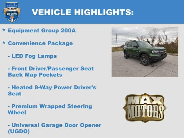 New 2025 Ford Bronco Sport Big Bend w/ Convenience Package image 6