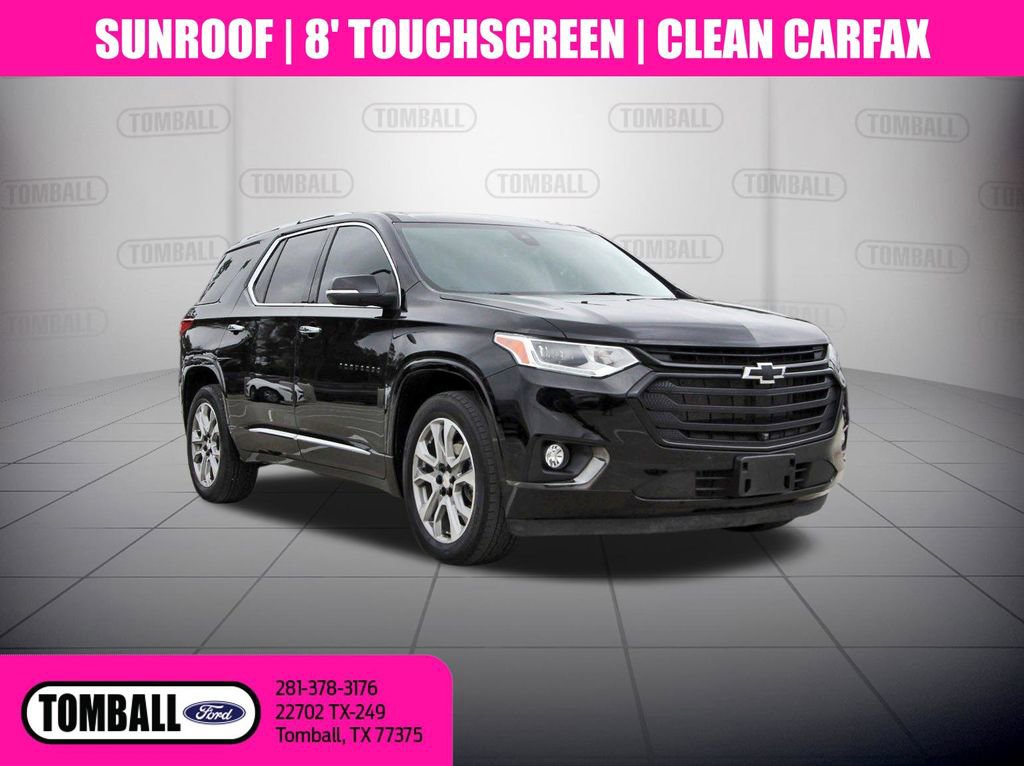 Used 2021 Chevrolet Traverse Premier w/ LPO, Blackout Package FWD image 1