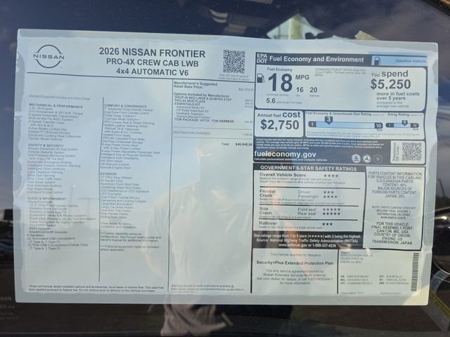 New 2026 Nissan Frontier PRO-4X w/ Tow Package AWD/4WD image 29