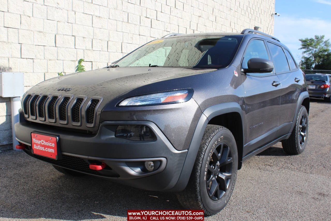 Used 2018 Jeep Cherokee Trailhawk w/ Quick Order Package 25L image 1