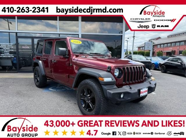 Used 2021 Jeep Wrangler Unlimited Sport AWD/4WD image 1