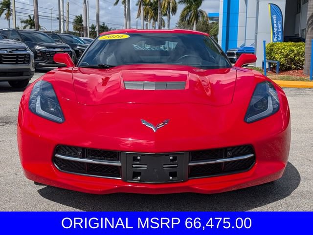 Used 2016 Chevrolet Corvette Stingray Coupe w/ 2LT Preferred Equipment Group image 2