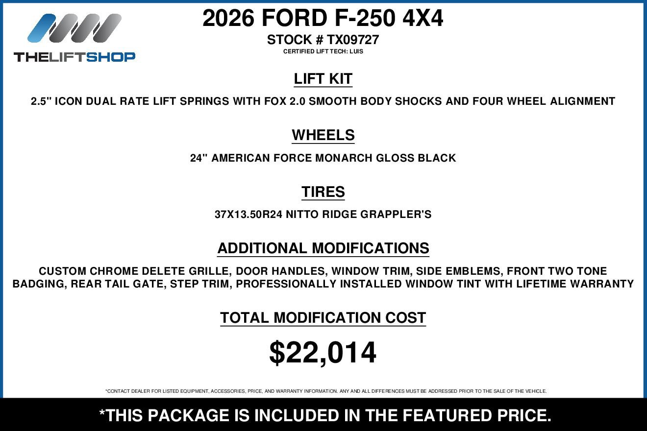 Used 2026 Ford F250 Platinum w/ Platinum Plus Package AWD/4WD image 2