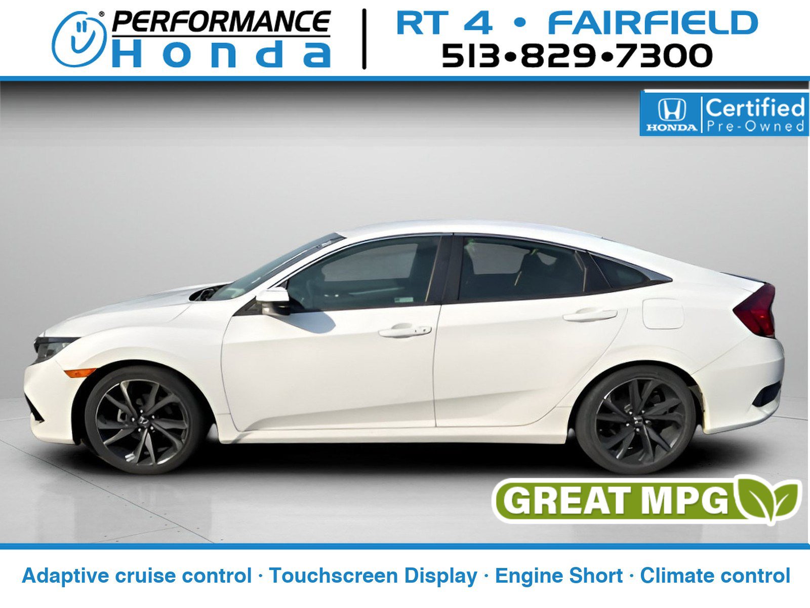 Used 2019 Honda Civic Sport image 1