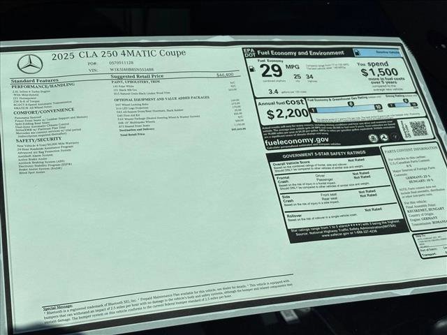 Used 2025 Mercedes-Benz CLA 250 4MATIC image 29