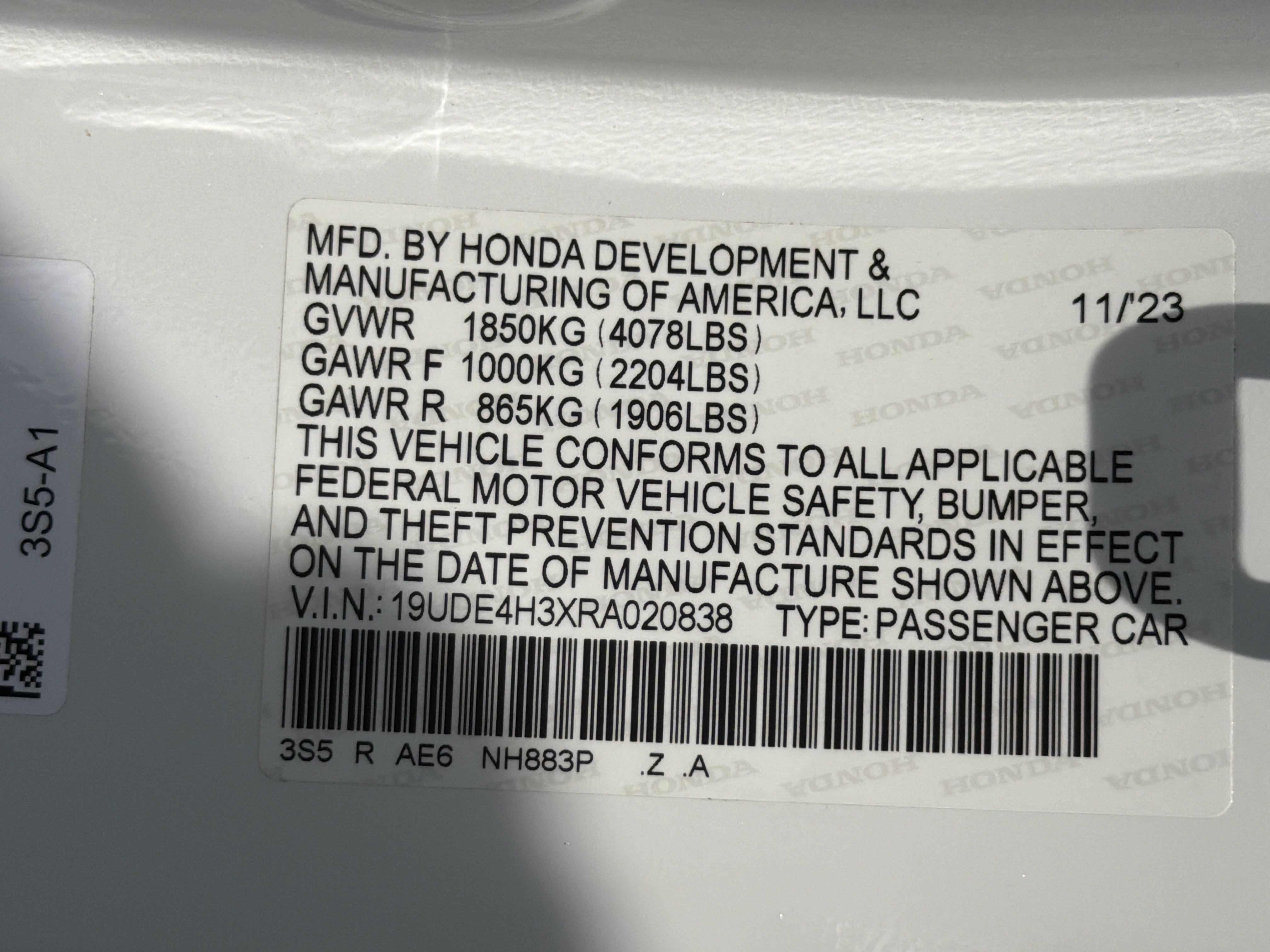 Certified 2024 Acura Integra A-Spec FWD image 34