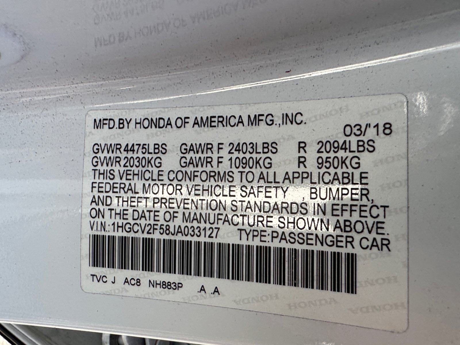 Used 2018 Honda Accord EX-L image 18