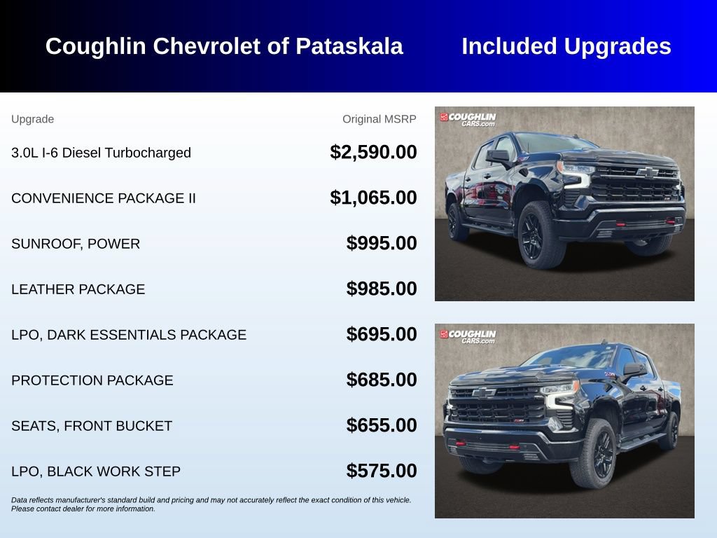 Used 2025 Chevrolet Silverado 1500 LT Trail Boss w/ Convenience Package II AWD/4WD image 3