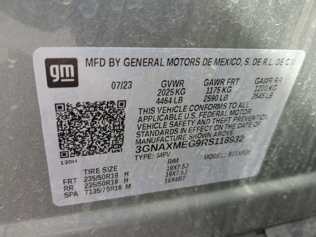 Used 2024 Chevrolet Equinox RS w/ RS Leather Package FWD image 34