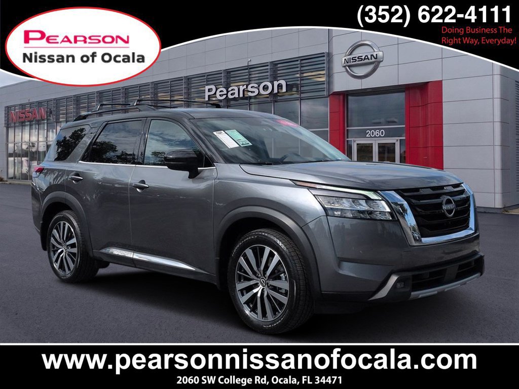 Certified 2022 Nissan Pathfinder Platinum w/ Cargo Package AWD/4WD image 1