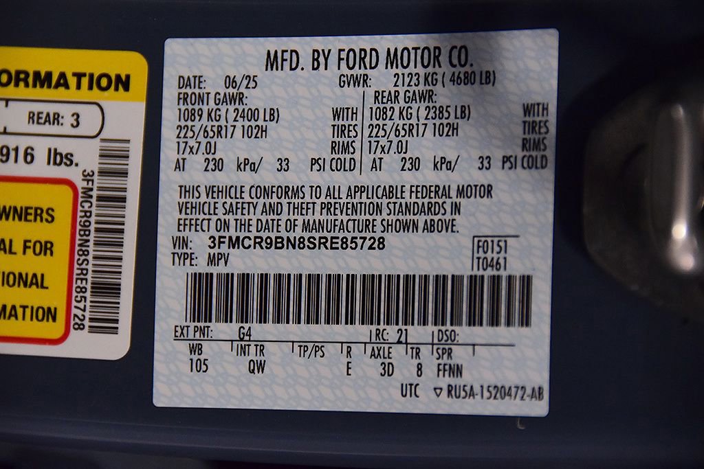 Used 2025 Ford Bronco Sport Big Bend w/ Convenience Package image 15