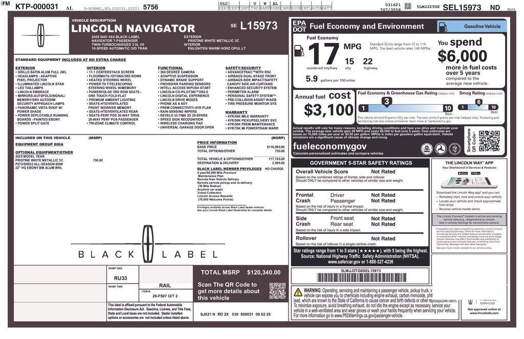 Used 2025 Lincoln Navigator Black Label image 4