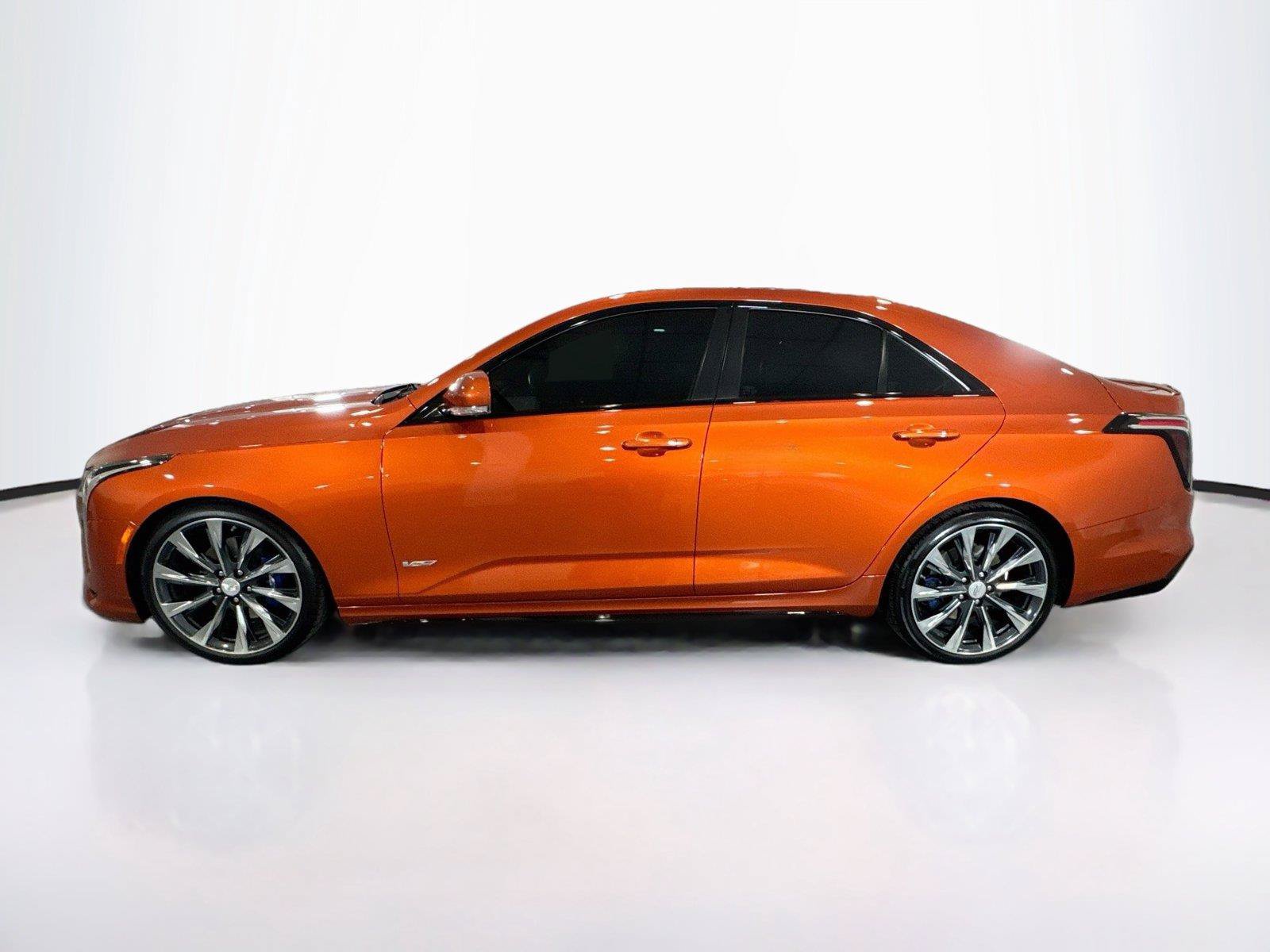 Used 2022 Cadillac CT4 V w/ Navigation Package RWD image 2
