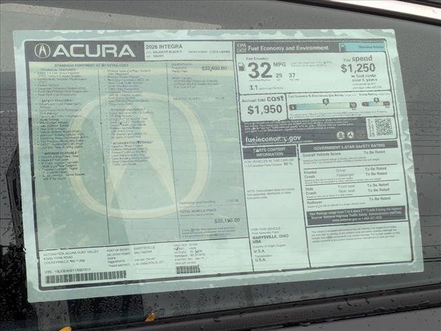 New 2026 Acura Integra FWD image 19