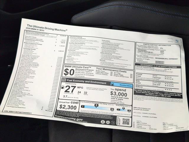 New 2026 BMW X1 M35i w/ Technology Package AWD/4WD image 17
