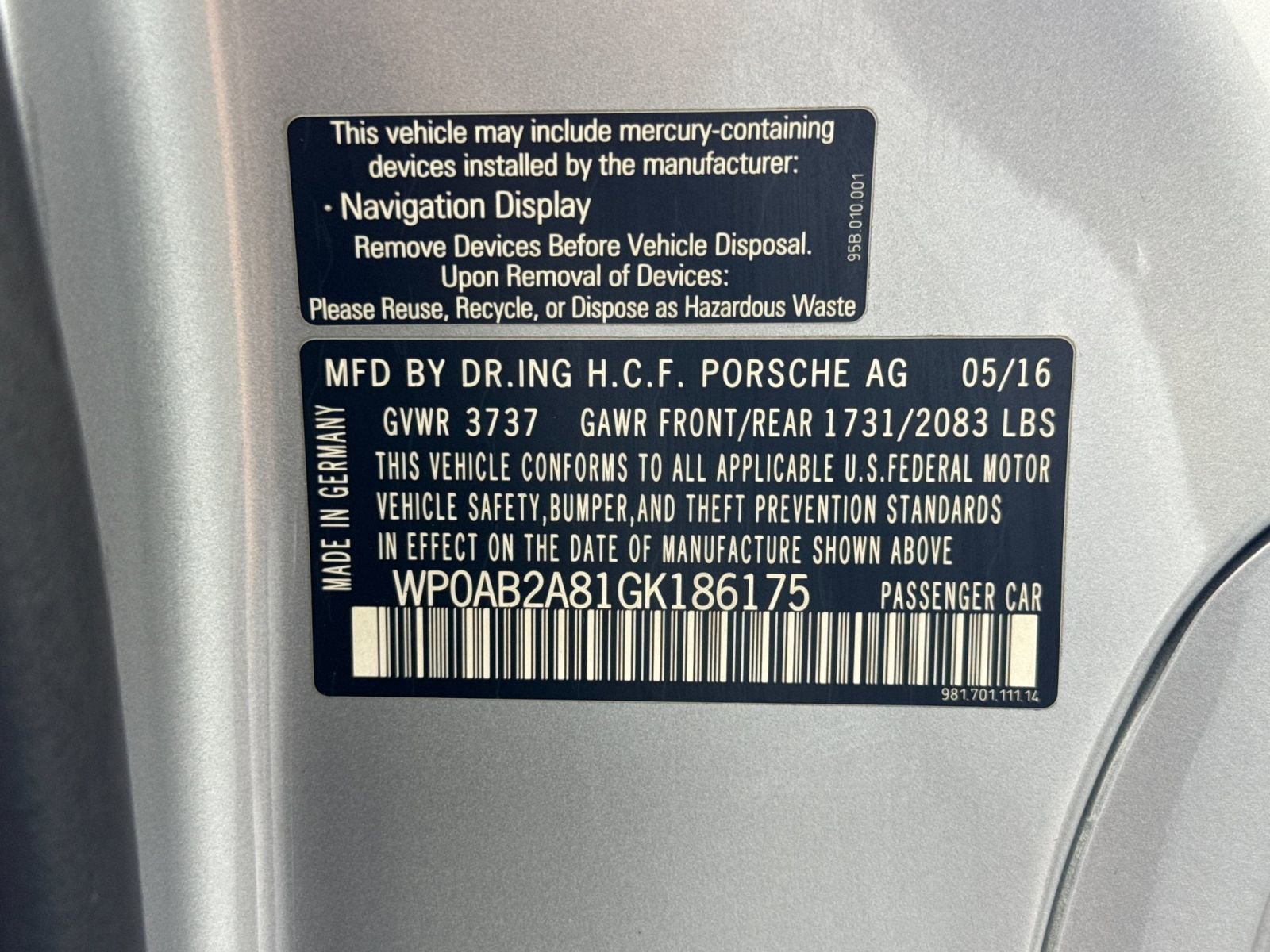 Certified 2016 Porsche Cayman GTS image 30