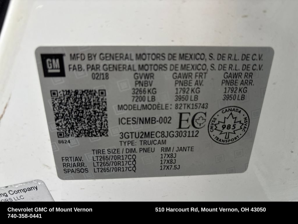 Used 2018 GMC Sierra 1500 SLE AWD/4WD image 28