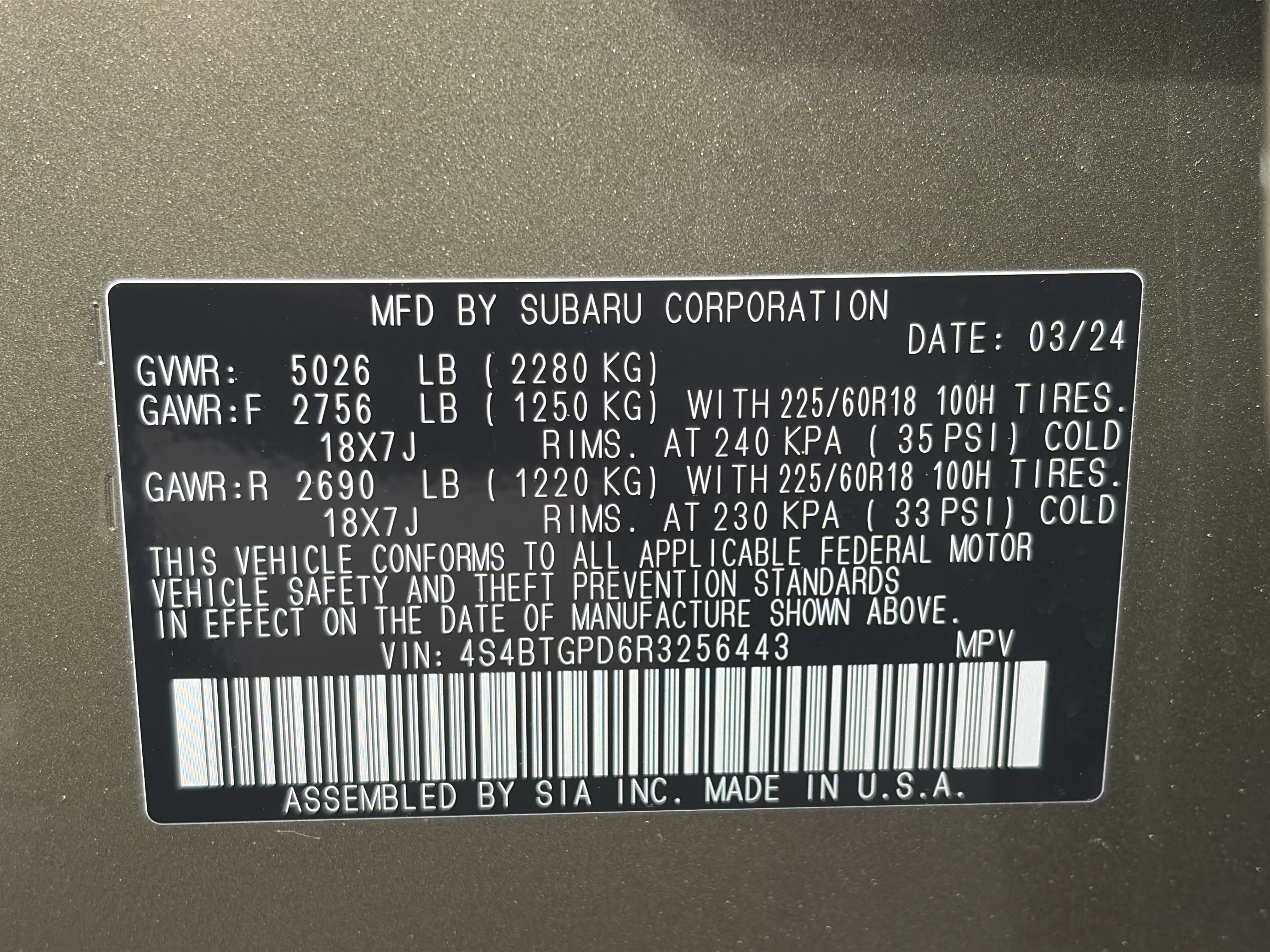 Certified 2024 Subaru Outback Touring XT image 16