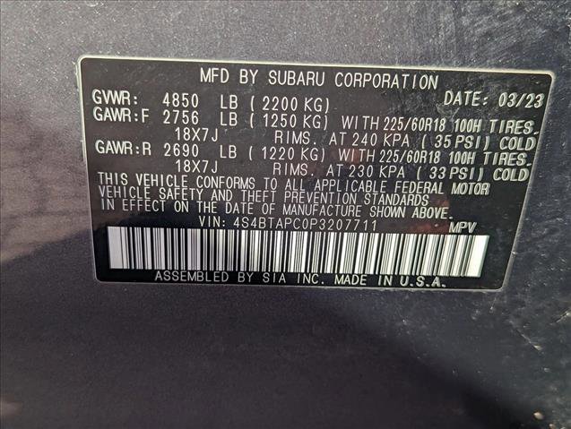 Certified 2023 Subaru Outback Touring image 25