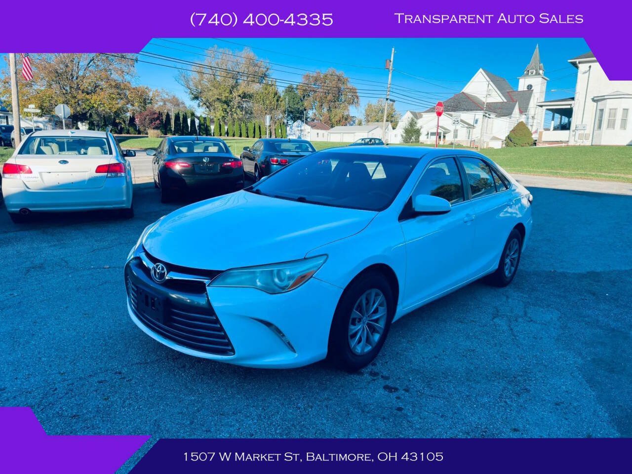 Used 2015 Toyota Camry LE FWD image 1