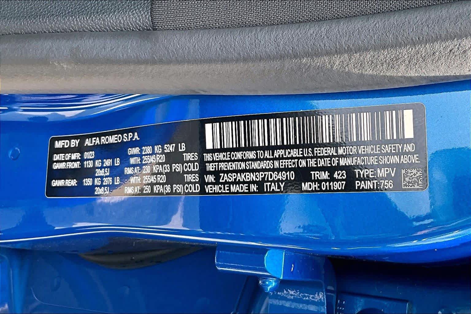 Used 2023 Alfa Romeo Stelvio Veloce AWD/4WD image 69