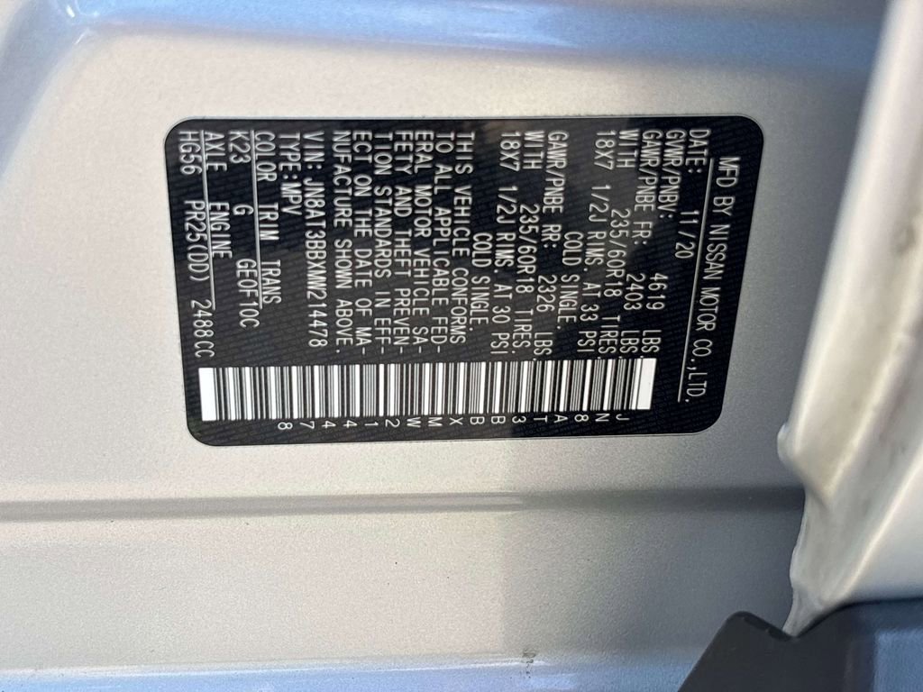 Used 2021 Nissan Rogue SV image 27