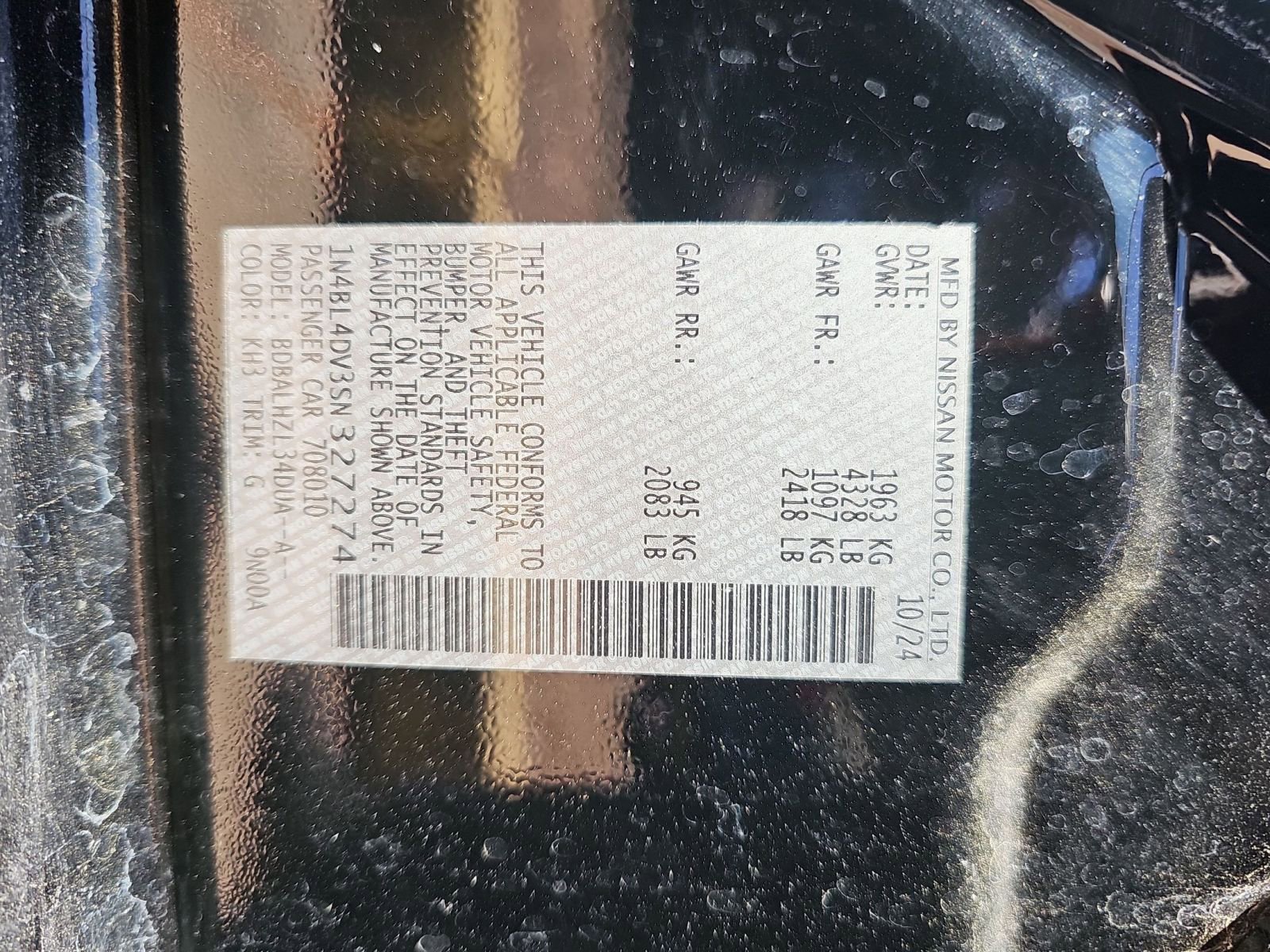 Used 2025 Nissan Altima 2.5 SV image 10