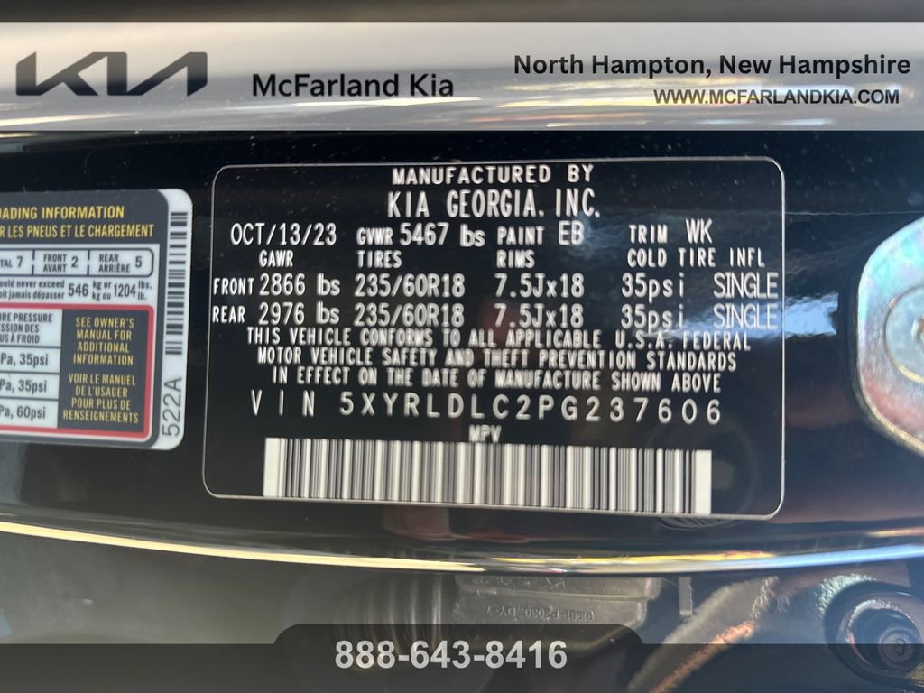 Used 2023 Kia Sorento S w/ Panoramic Sunroof Package AWD/4WD image 10