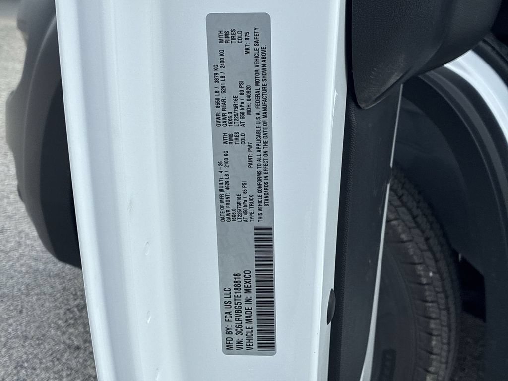 New 2026 RAM ProMaster 1500 w/ Convenience Group FWD image 42