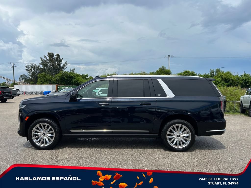 Used 2021 Cadillac Escalade ESV Premium Luxury w/ Driver Assist Tech Package RWD image 4