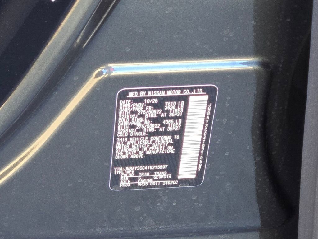 New 2026 Nissan Armada Platinum Reserve image 16