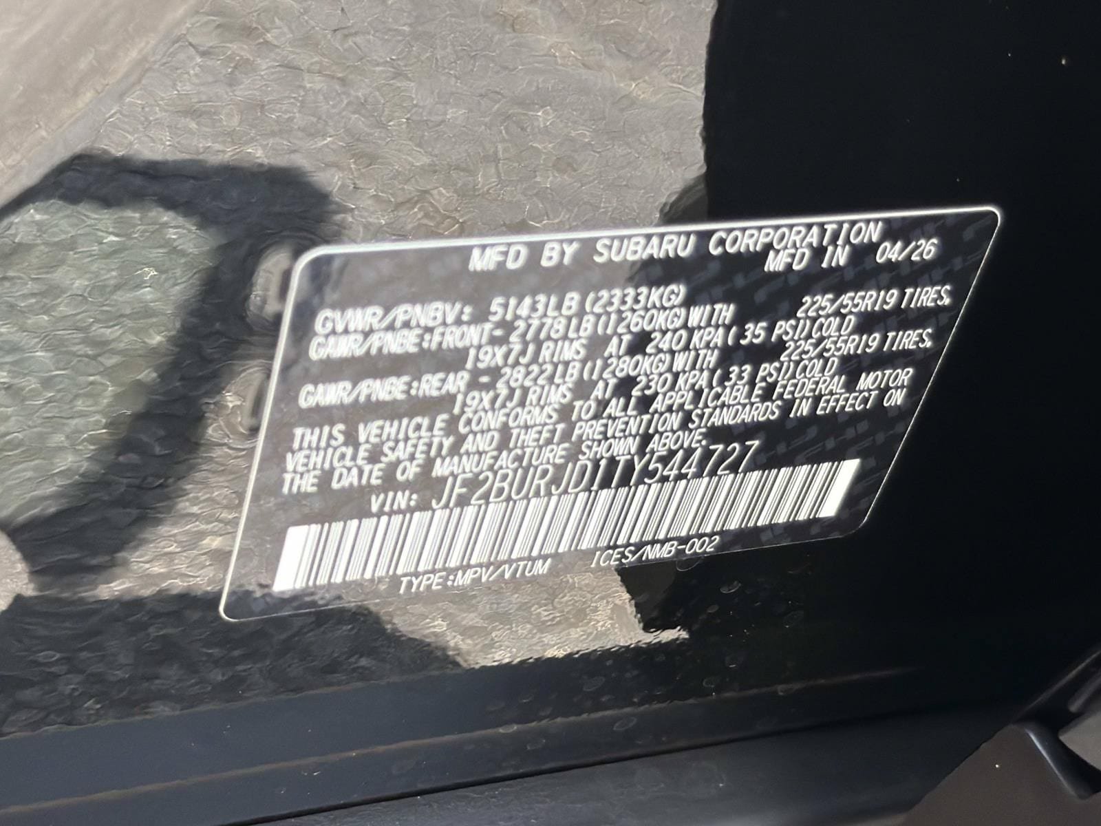 New 2026 Subaru Outback Touring XT AWD/4WD image 26
