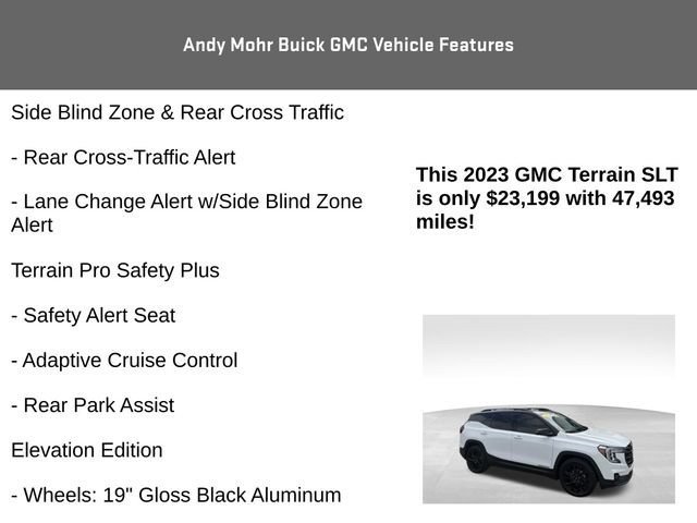 Used 2023 GMC Terrain SLT w/ Tech Package FWD image 16