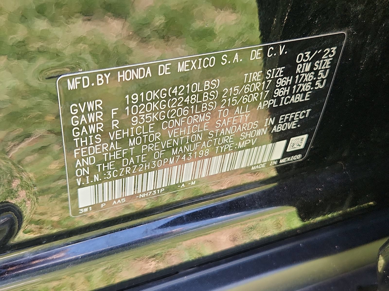 Used 2023 Honda HR-V LX image 17