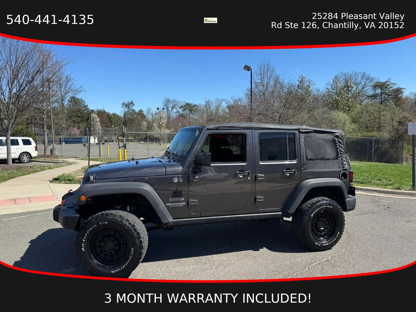 Used 2017 Jeep Wrangler Unlimited Sport w/ Quick Order Package 24S image 5