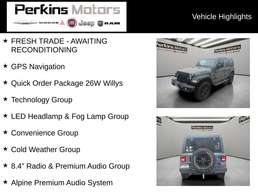 Used 2022 Jeep Wrangler Unlimited Sport AWD/4WD image 10