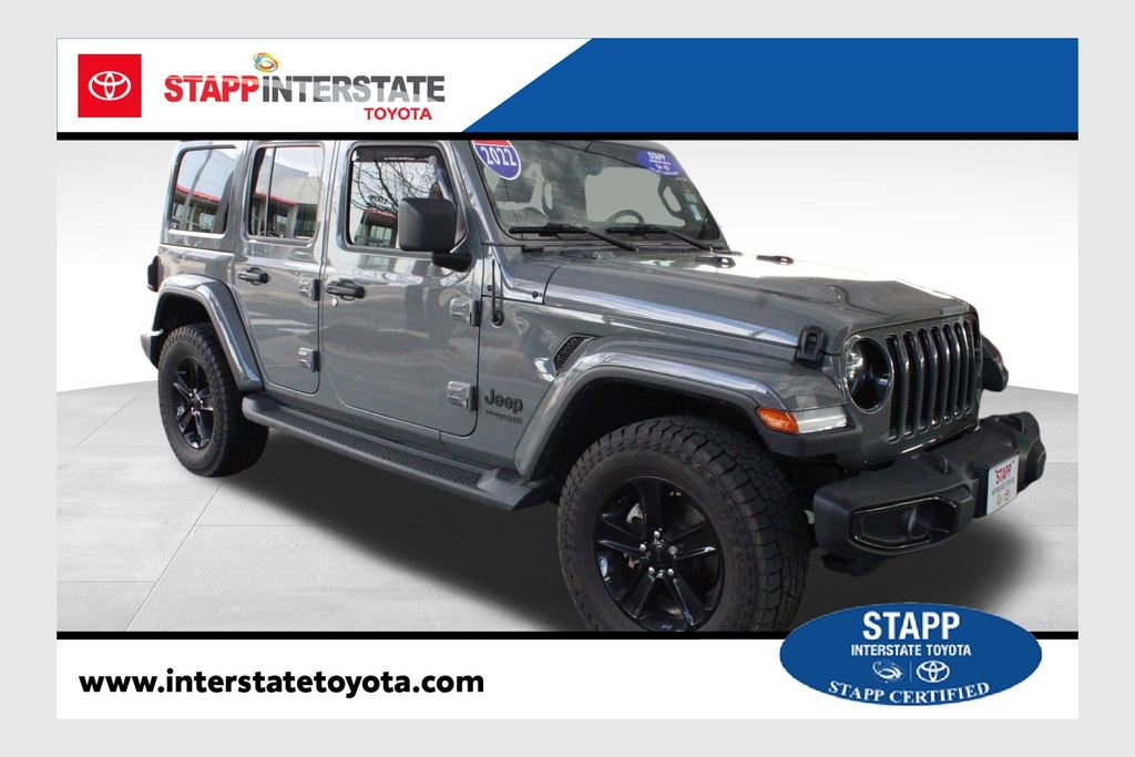 Used 2022 Jeep Wrangler Unlimited Sahara AWD/4WD image 1