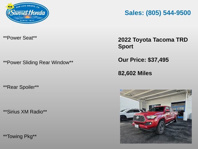 Used 2022 Toyota Tacoma TRD Sport w/ Technology Package AWD/4WD image 7