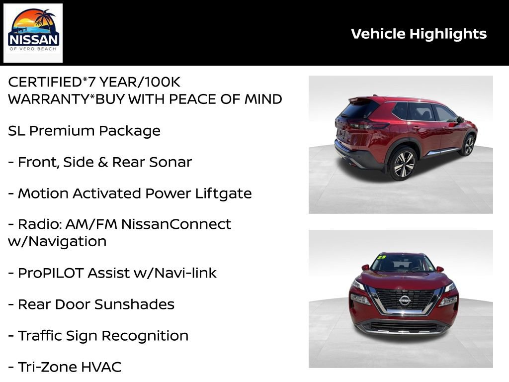 Certified 2023 Nissan Rogue SL w/ SL Premium Package image 19