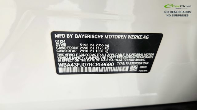 Used 2024 BMW 530i w/ Premium Package RWD image 72