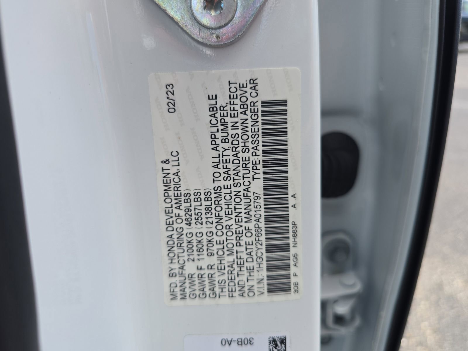 Certified 2023 Honda Accord EX-L image 30