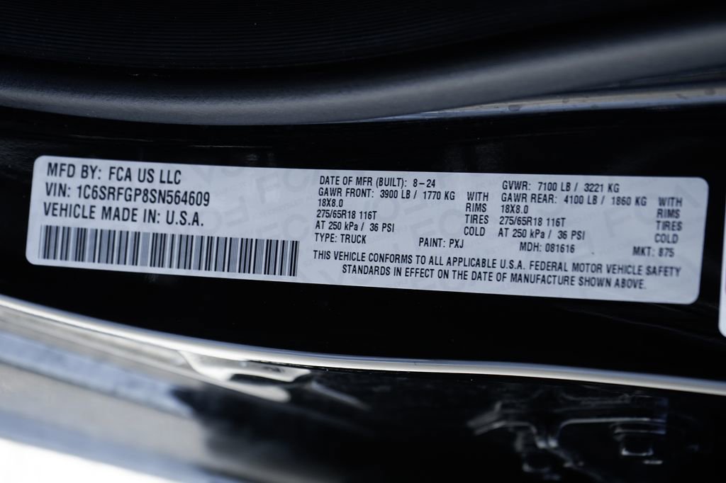 Used 2025 RAM 1500 Tradesman w/ Night Edition image 49