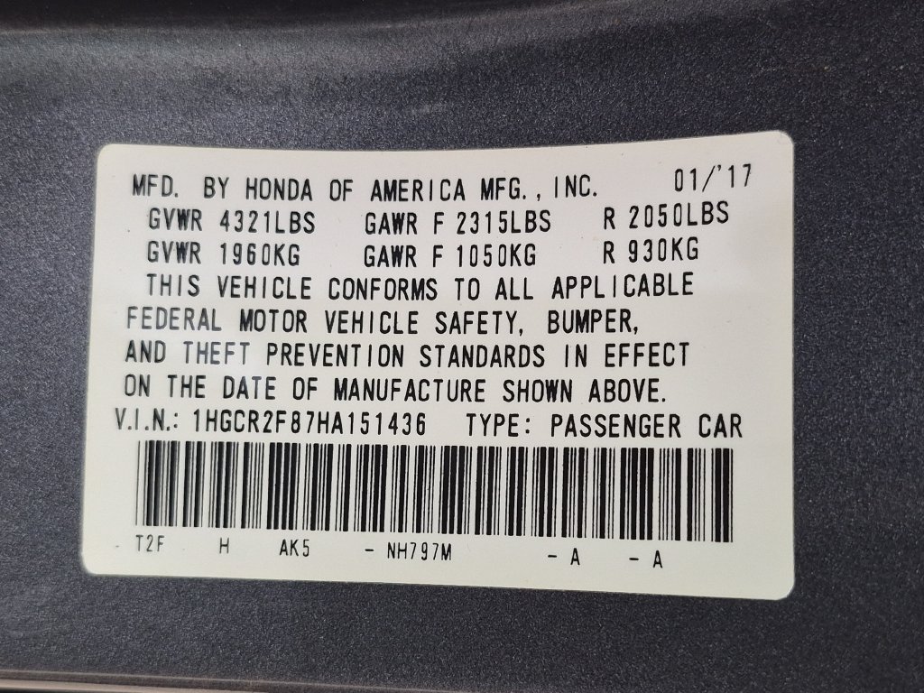 Used 2017 Honda Accord EX-L image 35